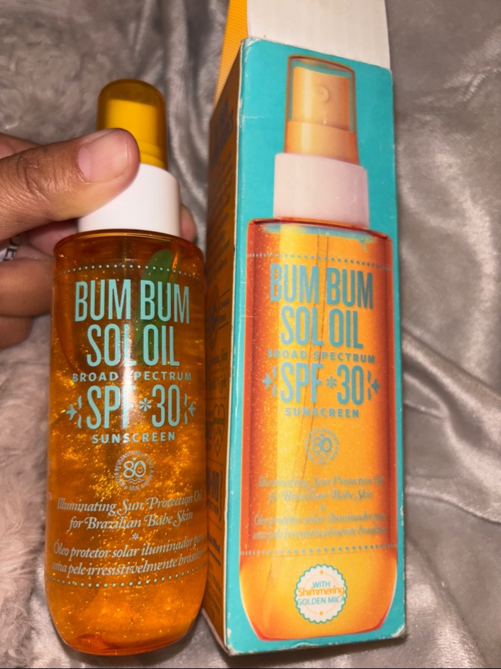 RARE & DISCONTINUED Sol de Janeiro Bum Bum Sol Oil SPF 30 — WITH GLITTER ✨